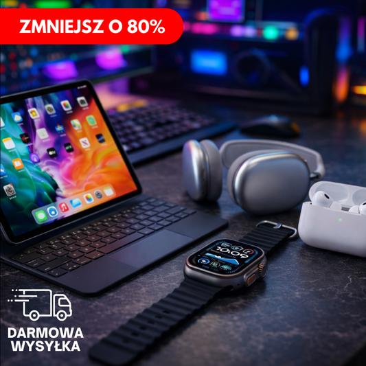 ORYGINALNY ZESTAW APPLE: IPAD + AIRPODS PRO + APPLE WATCH ULTRA + AIRPODS MAX -80% PROMOCJA Z POWODU ZAMKNIĘCIA SKLEPU