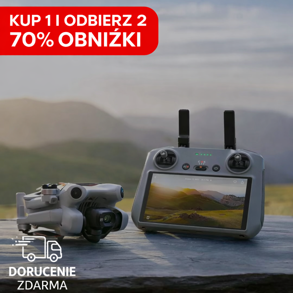 KUP 1, ODBIERZ 2 – DJI MINI 4 PRO Z 70% RABATEM