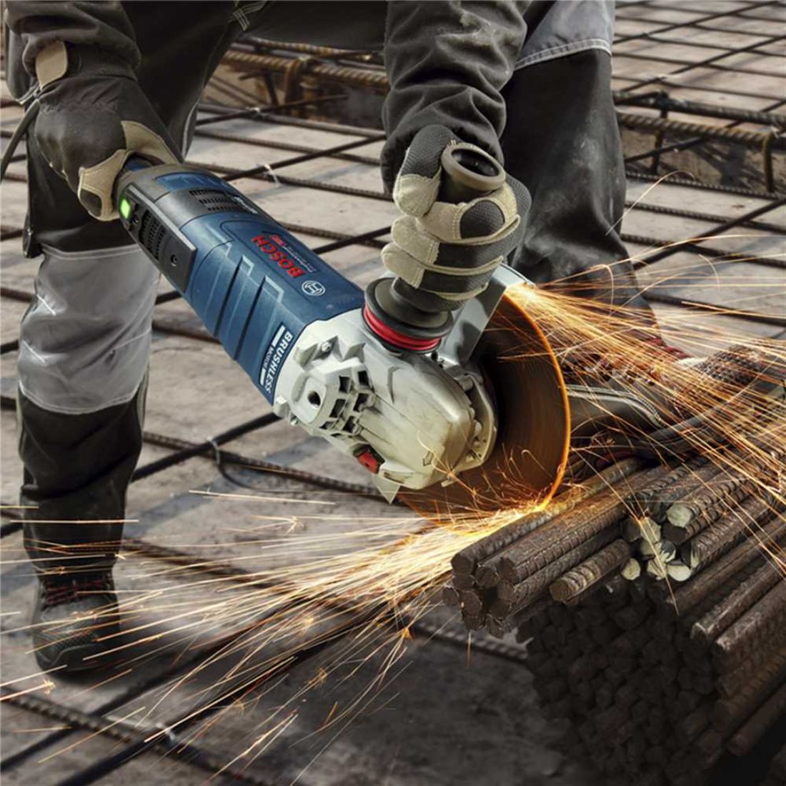 ORYGINALNY ZESTAW BOSCH 18V: WIERTARKO-WKRĘTARKA + SZLIFIERKA KĄTOWA + AKUMULATOR 18V + SZYBKA ŁADOWARKA + ORYGINALNA TORBA BOSCH GRATIS.